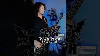 War Pigs - Black Sabbath (Bass Cover) #blacksabbathrp #rock #heavymetal #bass #basscover #shorts