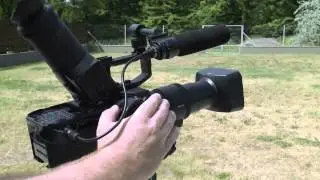 SONY NEX-FS700 and SONY SELP 18200 power zoom