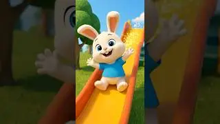Playground Fun with Bunny 🐰 | Slide, Swing & Jump! | Rainbow Tots 3D Shorts