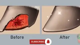 Neglected horse hoof restoration |!asmr animation !| ferrier hoof transformation @Tinyasmr01