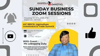 Amandla Omnotho Session: BRICS+ Agriculture Investment & Trade Summit