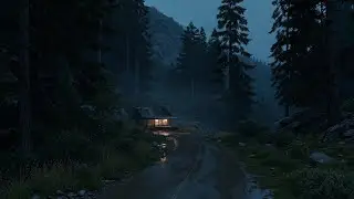 Night Thunderstorm in the Forest ⛈️ Heavy Rain & Rolling Thunder | Live Sleep Ambience