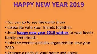 Beautiful New Year 2019 Wishes & Quotes