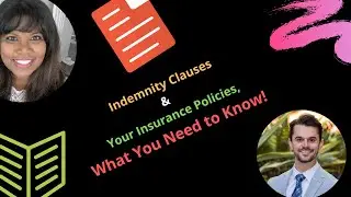 Insurance and Indemnity Clauses #IndemnityClause #Contracts #Gettoknowcontracts