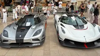 INSANE DOUBLE KOENIGSEGG ONE:1 & JESKO DUO IN MONACO 