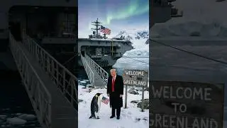 Penguin Saving Greenland From Trump🐧❄️🐻&zwj;❄️🇺🇸