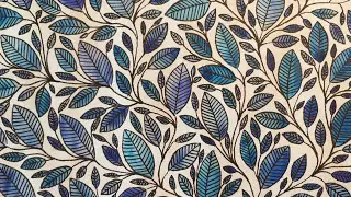 FLORAL WATERCOLOR LEAVES ILLUSTRATION &bull; WATERCOLOR LEAF ART &bull; PAINTING WATERCOLOR LEAVES