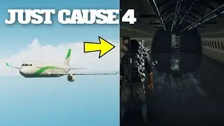 JUST CAUSE 4 - How To Go In The Back Of The Passenger Jet!