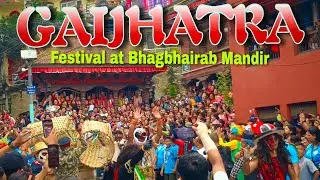 Gaijatra Celebration at Bagh Bhairab Mandir || Gaijatra 2025 || Full Vlogs || Okill Vlogs 