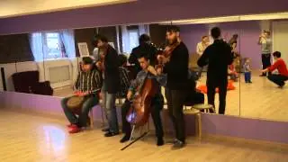 ReTrio band, выступление для малышей и их родителей