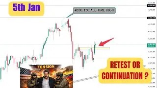 Gold XAUUSD Analysis Today | NFP Week + Venezuela War News | Retest or Reversal? | 5 Jan 2026