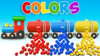  Let's begin!, yellow, blue, orange, green, purple, pink, brown, black, white,red/ colour train 🚆🚂 