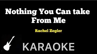 Rachel Zegler - Nothing You Can Take From Me | Karaoke Guitar Instrumental