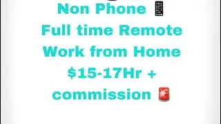 Looking for a Non Phone Job? No experience needed| Work From Home | Sending Emails and Data| $15+