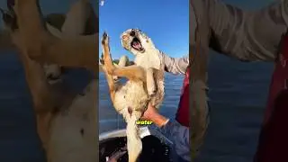 Rescue the wolf that fell into the water#love #animals #wolf #rescue #foryou