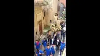 Burgio AG Pasqua 2013 processione dopo l'incontro.