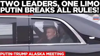 Trump-Putin Alaska Meeting: Putin Breaks Protocol, Rides with Trump in The Beast! | World News