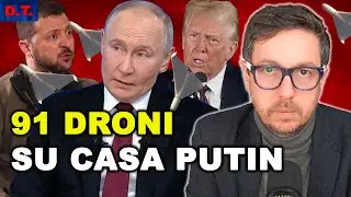 91 DRONI SULLA CASA DI PUTIN PER FAR SALTARE IL NEGOZIATO