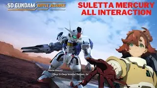 sd gundam battle alliance suletta mercury all unique dialogue - スレッタ・マーキュリーのすべてのユニークな会話