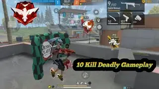 10 Kill Deadly Gameplay || Cs Rank Gameplay Mobile || Garo Gamer