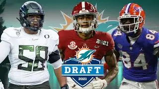 NFL Mock Draft 2021 Miami Dolphins #6 Selection