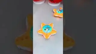 Starfish clock toy glowing looking so cool with light and music #starfish #toys #viral #shorts