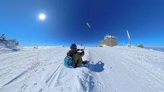 Extreme Snowkiting in -20°C – Ice, Wind & Adrenaline! | Flysurfer Peak6 11m2| Vitosha Mountain