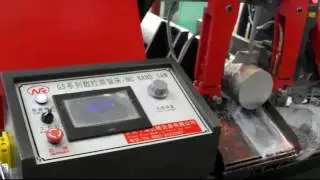 PLC control system of automatic metal cutting band saw
