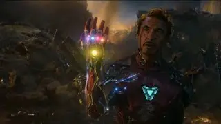 I am Iron Man Snap Scene🤯.Avengers: End Game Movie Clip.