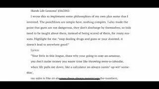 Harsh Life Lessons Suno Ai Song Lyrics Written By Adam Stark