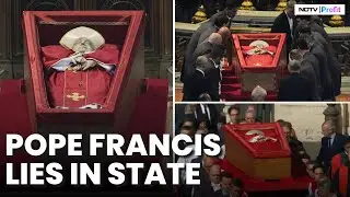 Pope Francis Funeral LIVE I Pope Francis' Coffin In St. Peter's Basilica I Pope Francis Death News