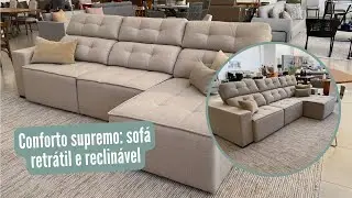 Conforto supremo: sof&aacute; retr&aacute;til e reclin&aacute;vel para relaxar em casa | Fratelli House