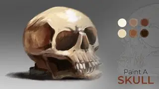 Paint A Skull | Digital Painting | Skull Art
