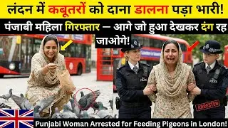 🇬🇧 लंदन में कबूतरों को दाना डालना पड़ा भारी 😱 | Punjabi Woman Arrested | UK Shocking Law #uklife