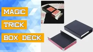 Magic Trick Box Deck Vanishing Poker Card Magic Disappearing Cards Magic Toy Close Up Vanishing Card