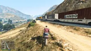 Stealing a (Special Object) From Train | GTA V [4K60fps] Ultra Graphics Gameplay