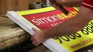 Barrett estate agents signs