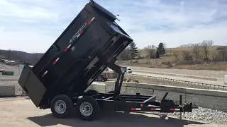 Ironbull 7x12' DTB Dump trailer 4' High Sides 14000# GVW