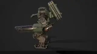 Rebel Mech   Heavy Biped