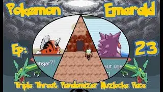 Pokemon Emerald Triple Threat Randomizer Nuzlocke Race Part 23: Close Encounters and Close Catching!