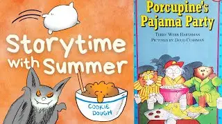 🍪 Porcupine's Pajama Party 🦇 | Spooky Children's Halloween Read-Aloud | Storytime with Summer