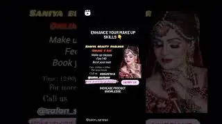 18 years of experience in beauty world #onlinemakeupcourse #onlinemakeup #makeupartist #makeuphacks