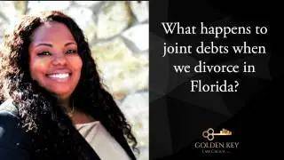 Что происходит с совместными долгами при разводе во Флориде | Golden Key Law Group