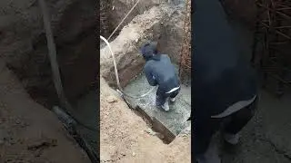 Footing concrete #short #building #footing #buildingfoundations