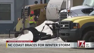 Outer Banks crews prep for 'historic' snow, blizzard risk
