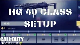 Best Class setup for HG 40 COD MOBILE | BEST SMG | NO RECOIL GUN |