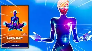 New GALAXY PACK Skin Gameplay in Fortnite!