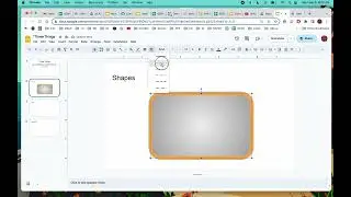 Working with SHAPES in Google Slides