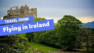 Flying over Ireland in Drone