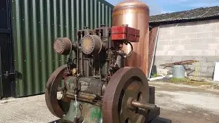 Lister CS twin 10/2 Start and run